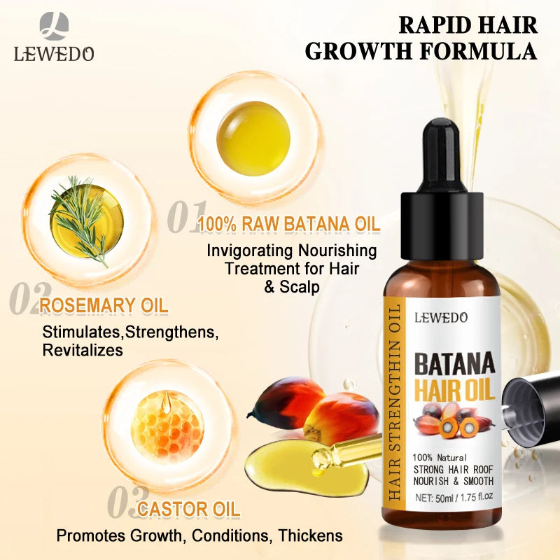 Pure Batana Hair Oil – Nourish, Strengthen & Boost Growth
