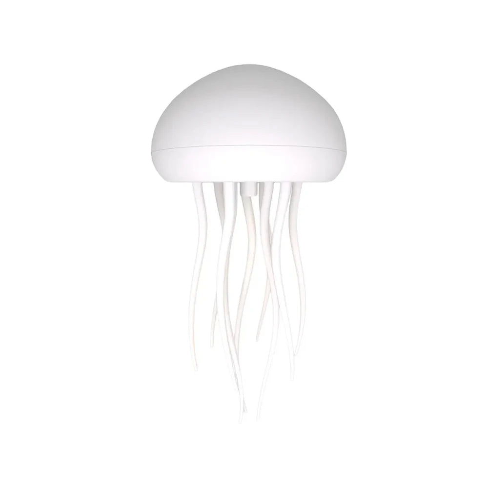 Jellyfish LED Night Light – USB Rechargeable, RGB Color-Changing, Foldable Tentacle Lamp with Polished Base
