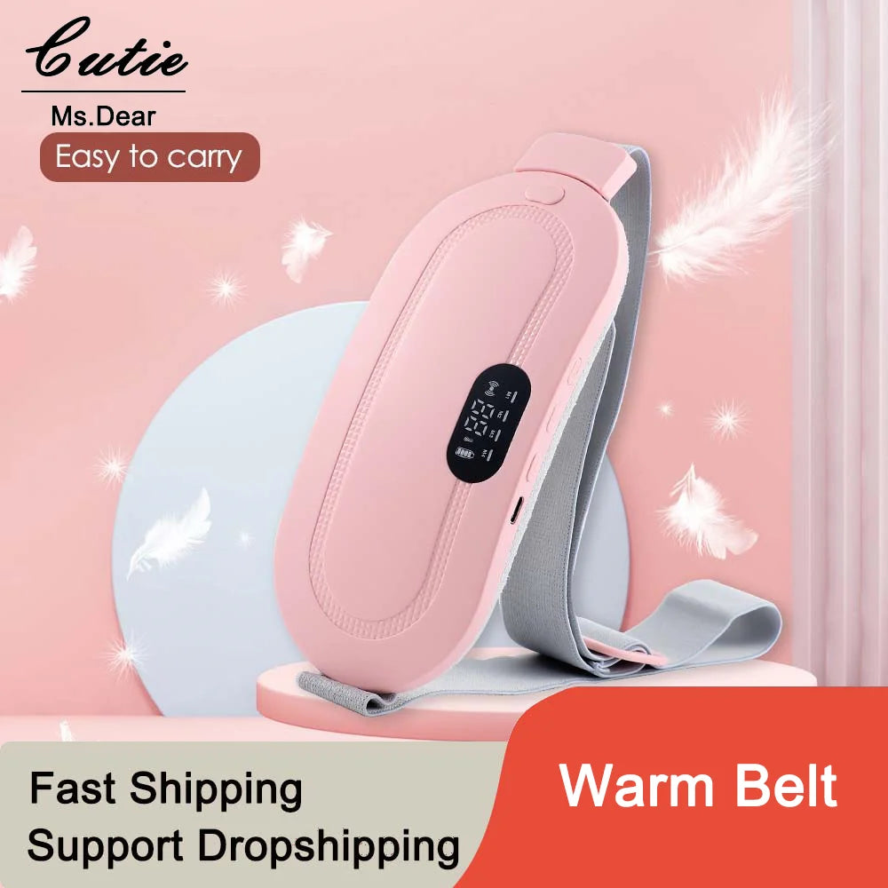 Soothing Relief Belt — Gentle Heat & Vibration for Menstrual Comfort