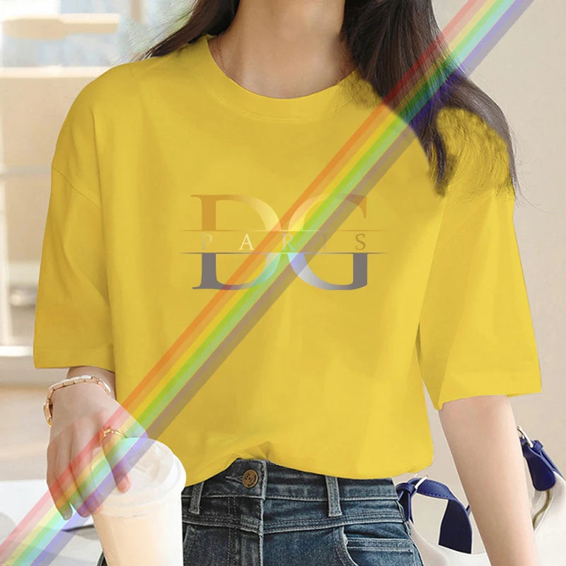 Luxury Brand Gold & Silver Glow Tee