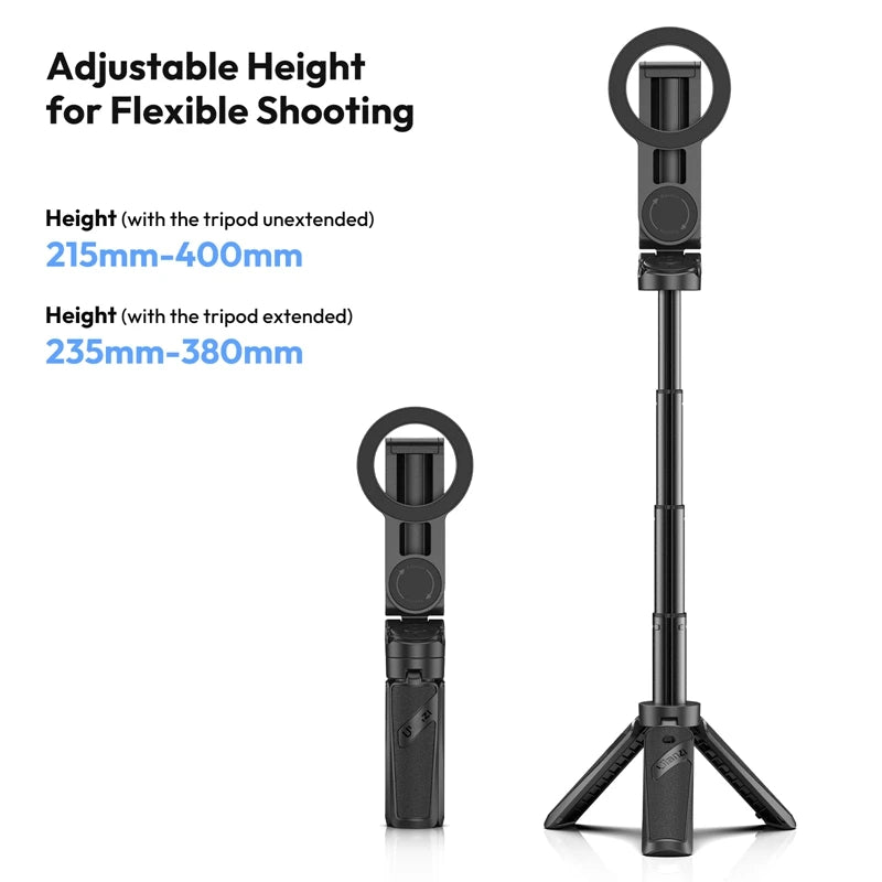 JJ03 Magnetic Tripod for iPhone – Grip & Glow by WARA