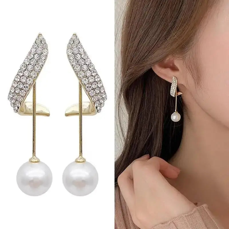 Elegant Butterfly Tassel Earrings – 925 Silver Sparkle