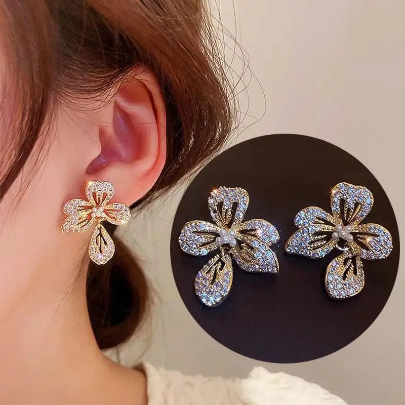 Elegant Butterfly Tassel Earrings – 925 Silver Sparkle