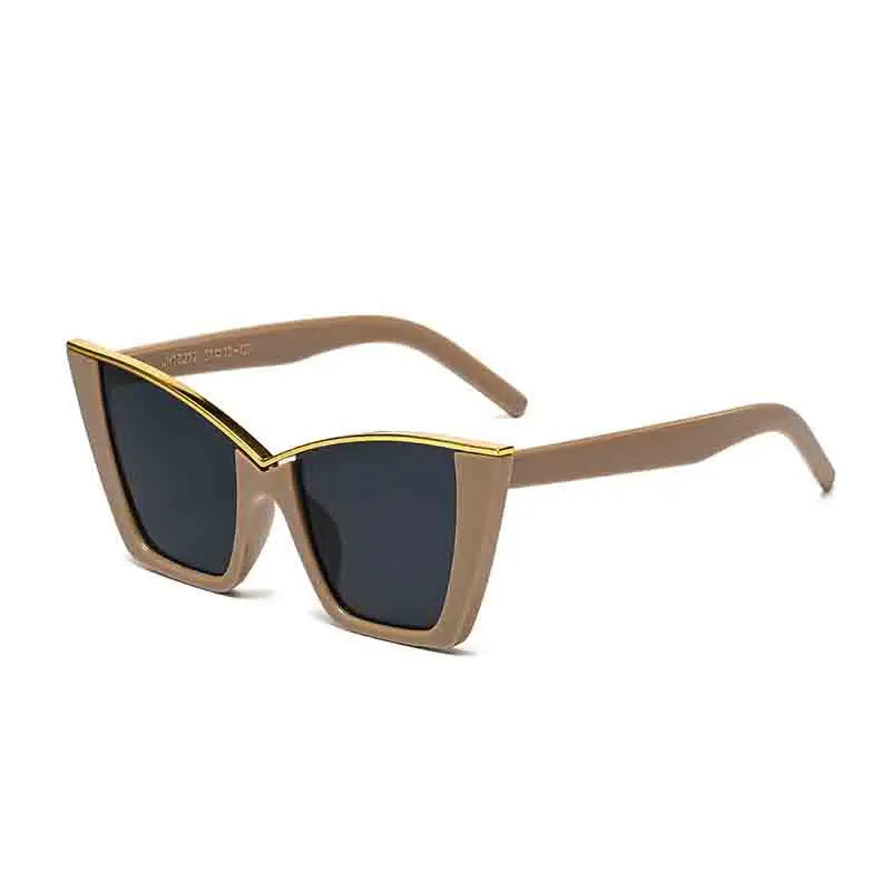 Luxury Designer Y2K Fashion Oversized Frame Cat Eye Women Sunglasses Punk Brand Men Sunglass Drive Travel Hiking Eyewear UV400
