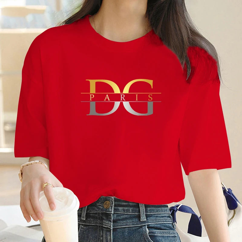 Luxury Brand Gold & Silver Glow Tee