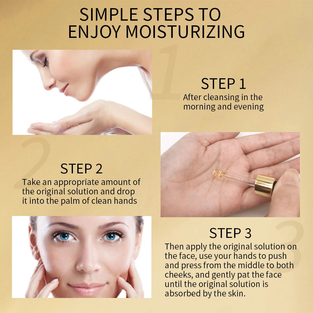 24K Gold Glow Serum – Hydrating, Lifting & Brightening Essence (100ml)