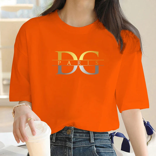 Luxury Brand Gold & Silver Glow Tee
