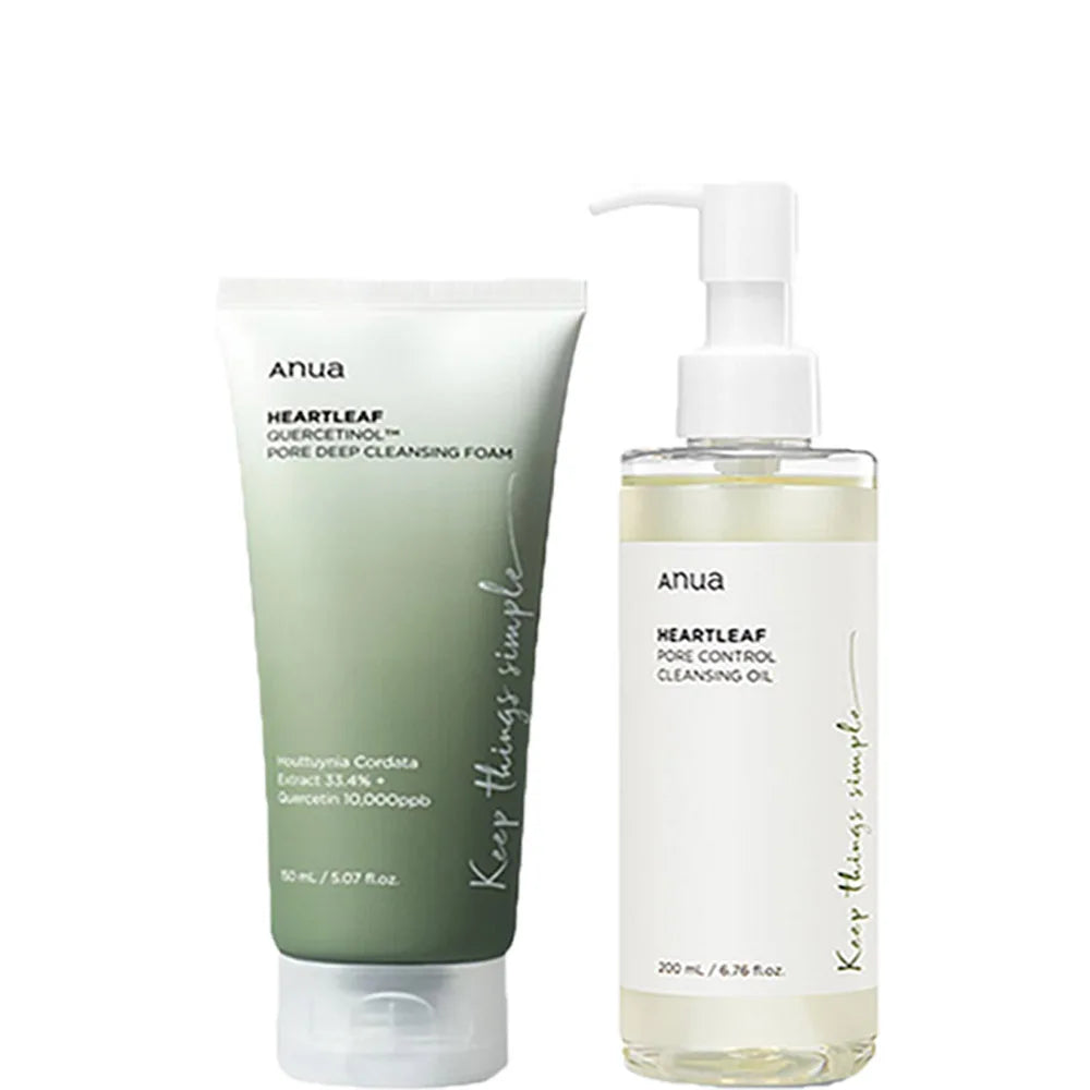 🌿 Anua Heartleaf 77 Skincare Set – Calm, Cleanse & Balance