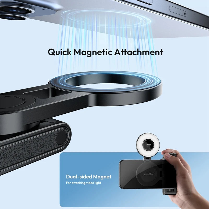 JJ03 Magnetic Tripod for iPhone – Grip & Glow by WARA