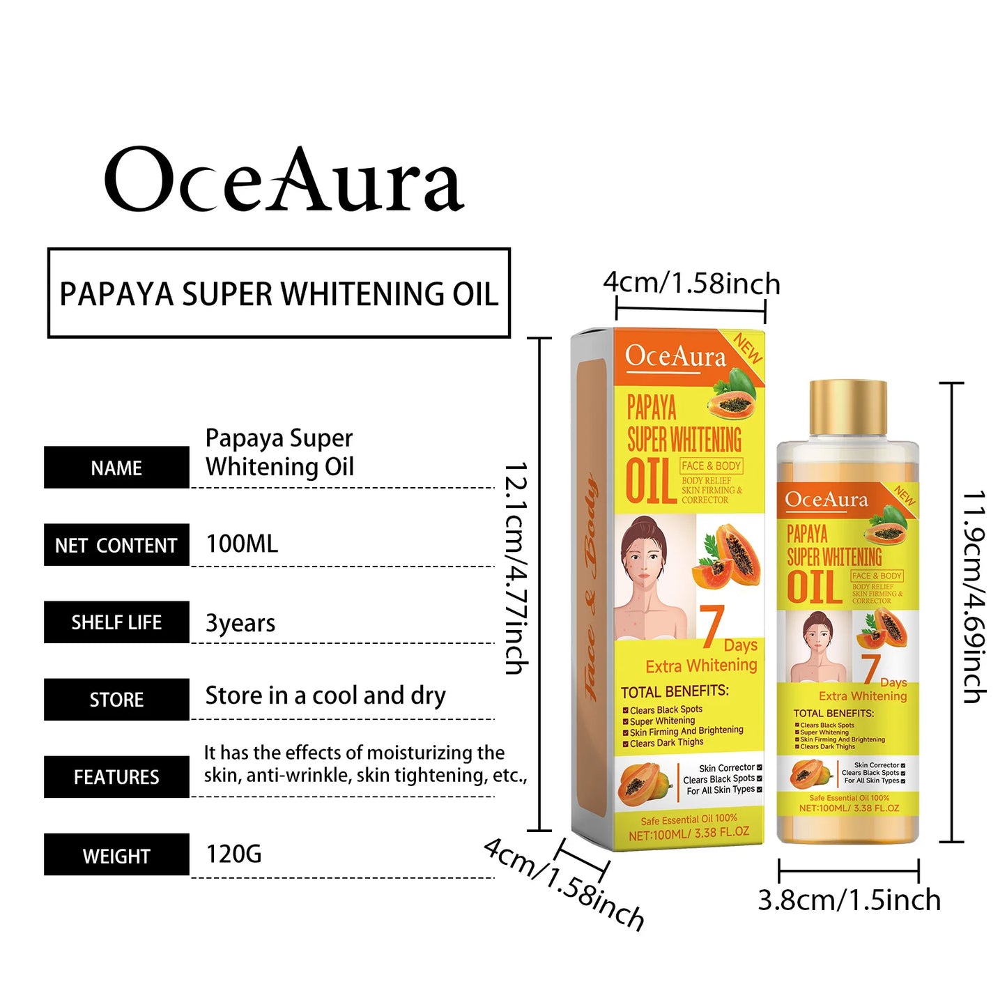 Papaya Glow Oil