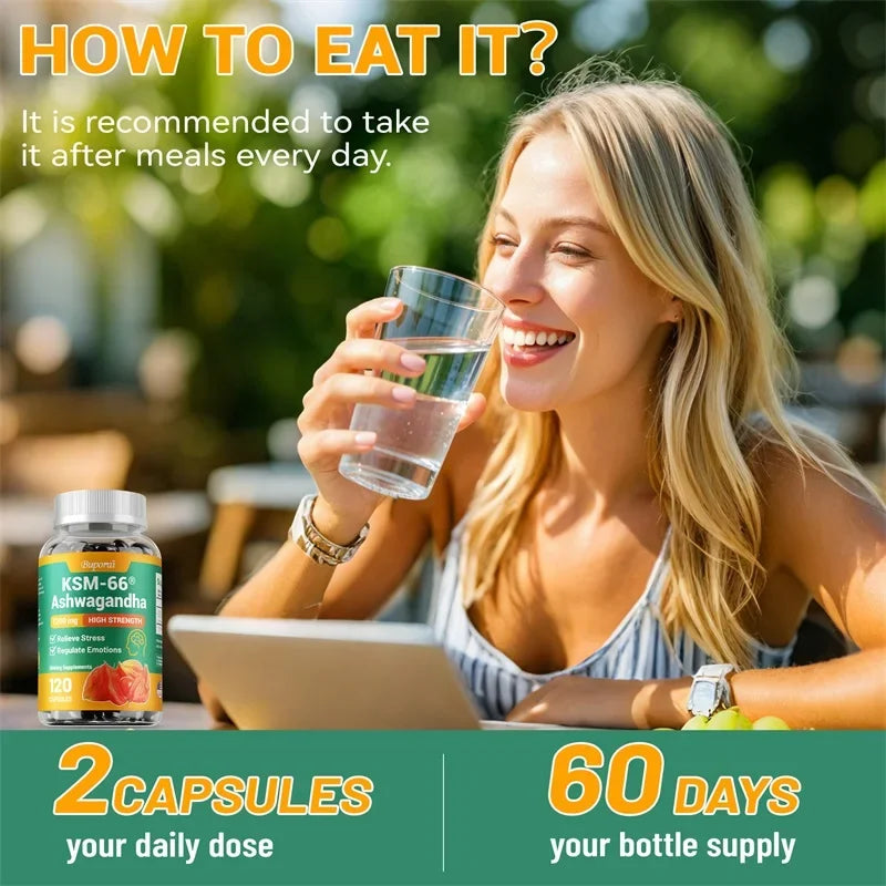 Inner Calm: KSM-66 Ashwagandha Capsules