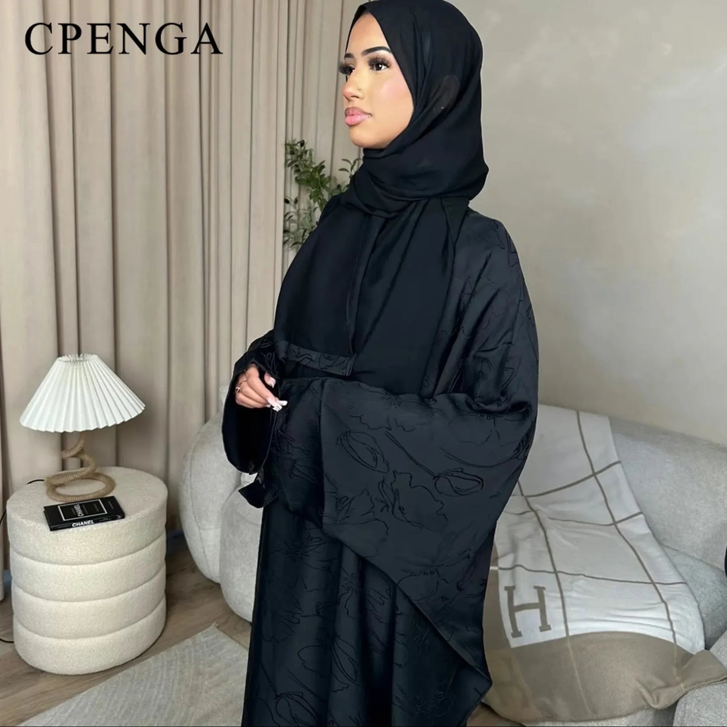 Luxury Muslim Outfit – Ramadan & Eid Kaftan Dress Set