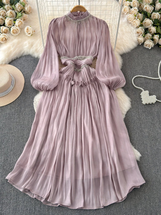 Elegant Diamond Ruffle Skirt – Wrap Waist A-Line