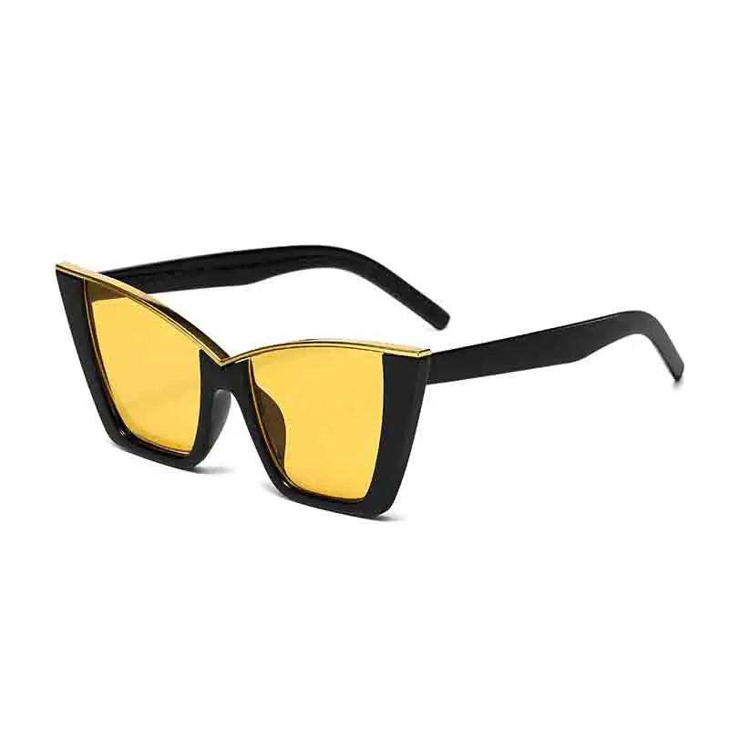 Luxury Designer Y2K Fashion Oversized Frame Cat Eye Women Sunglasses Punk Brand Men Sunglass Drive Travel Hiking Eyewear UV400