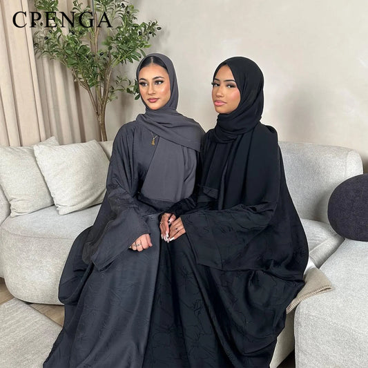 Luxury Muslim Outfit – Ramadan & Eid Kaftan Dress Set