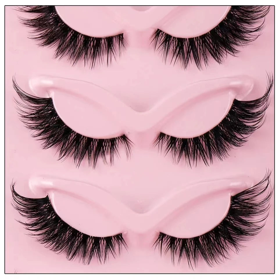 WARA Cat-Eye Luxe Lashes – 5 Pairs of Elongated Faux Glam