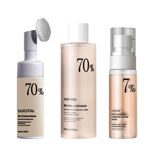 🌾 Rice Glow Skincare Set – Hydrate, Cleanse & Brighten