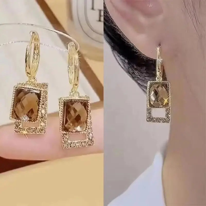 Elegant Butterfly Tassel Earrings – 925 Silver Sparkle