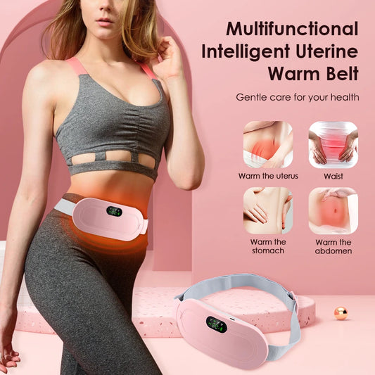 Soothing Relief Belt — Gentle Heat & Vibration for Menstrual Comfort
